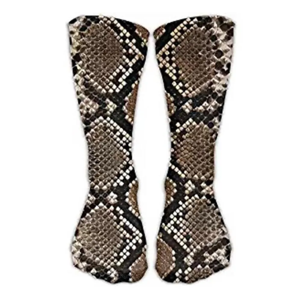 Cool Animal Skin 3D Printed Colorful Knee Socks