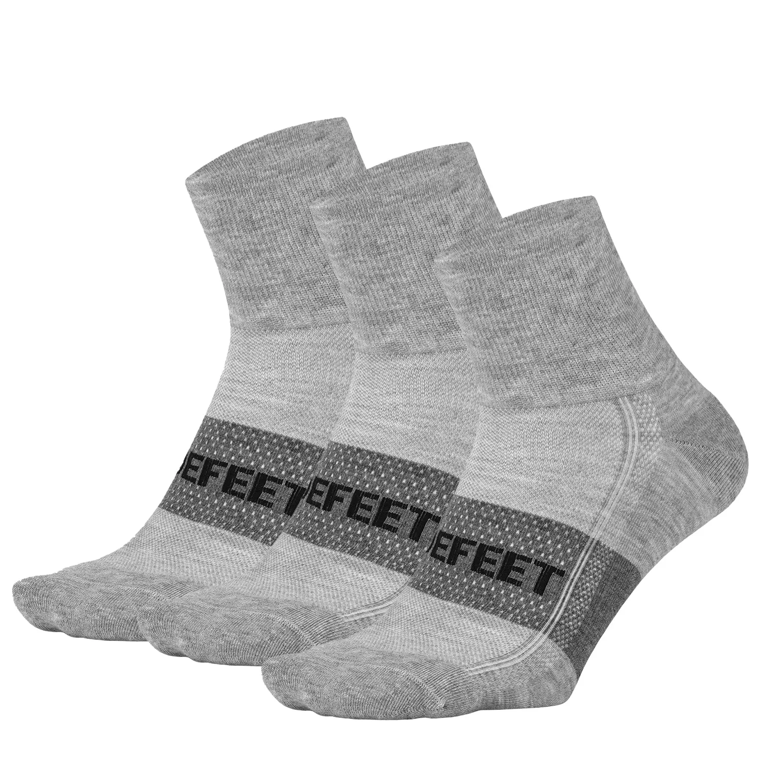 Speede Pro 3" Quarter Socks Bundle: 3 Pairs
