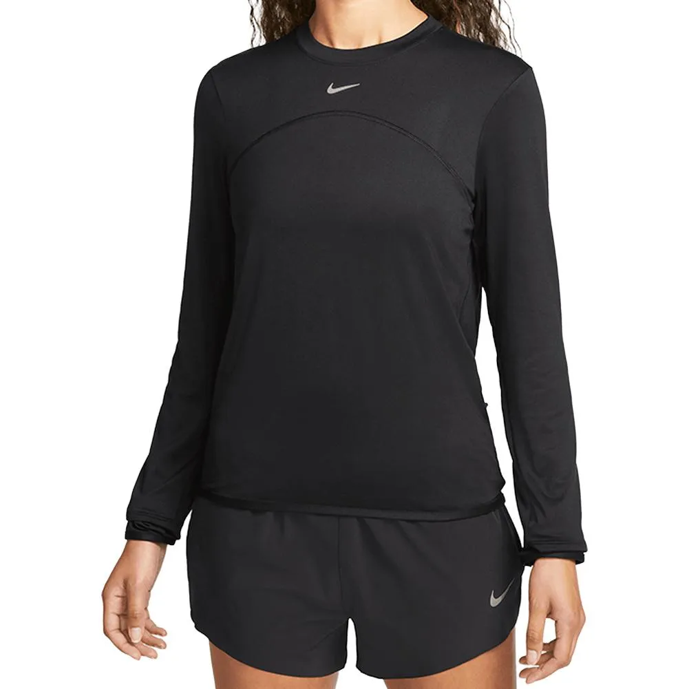 Womens Dri-Fit Swift Element Long Sleeve Top Black